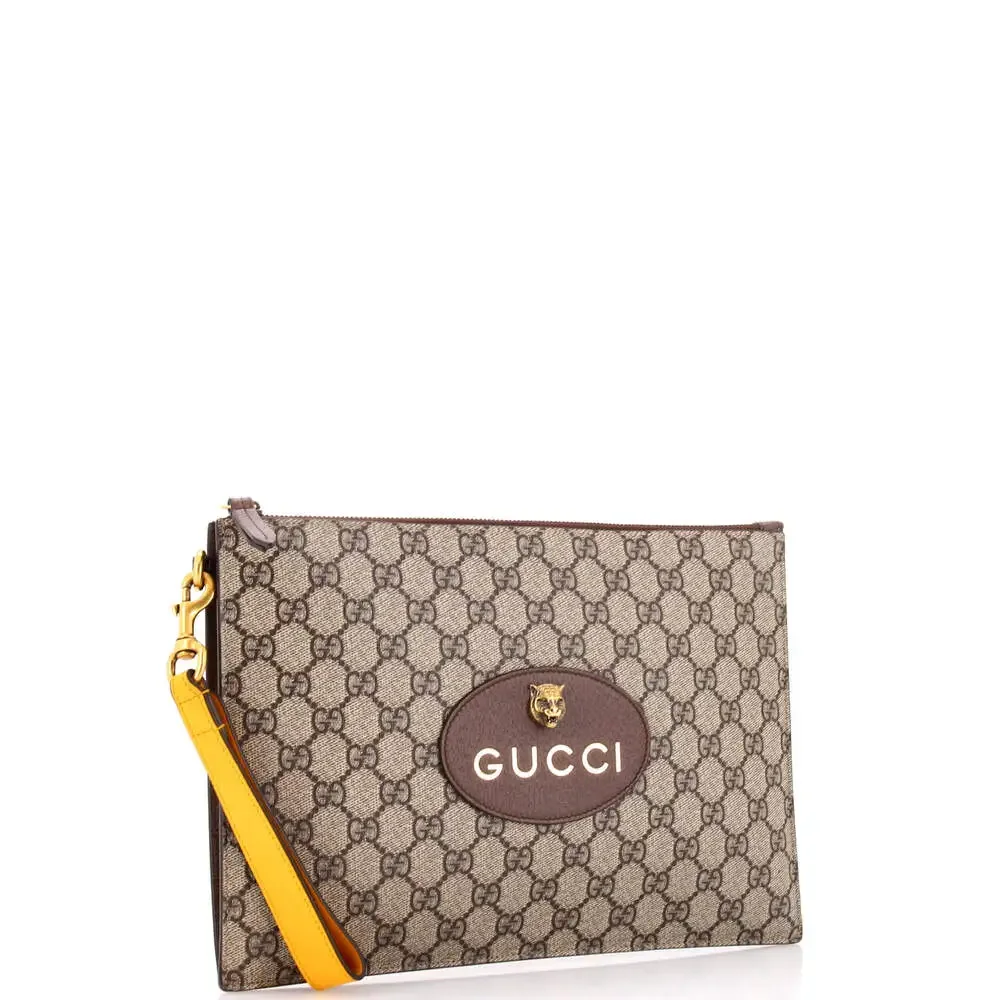 Gucci Neo Vintage Wristlet Pouch Gg #227529G99B - Picture 2 of 6